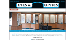 Desktop Screenshot of eyesandoptics.com